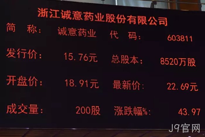 J9官网∷成功上市